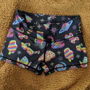 Feed me fight me 90s snack booty shorts
